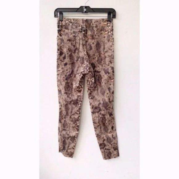 Revolve Free People High Rise Raw Hem Jegging Jean Cropped Skinny Two Faced 27 - Picture 7 of 9